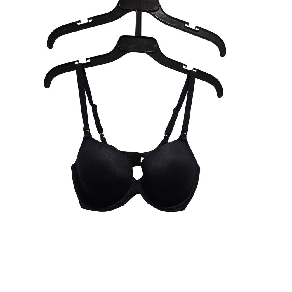 Auden Nursing Bra 34C Black Lightly Lined Full Coverage T-Shirt NWT
